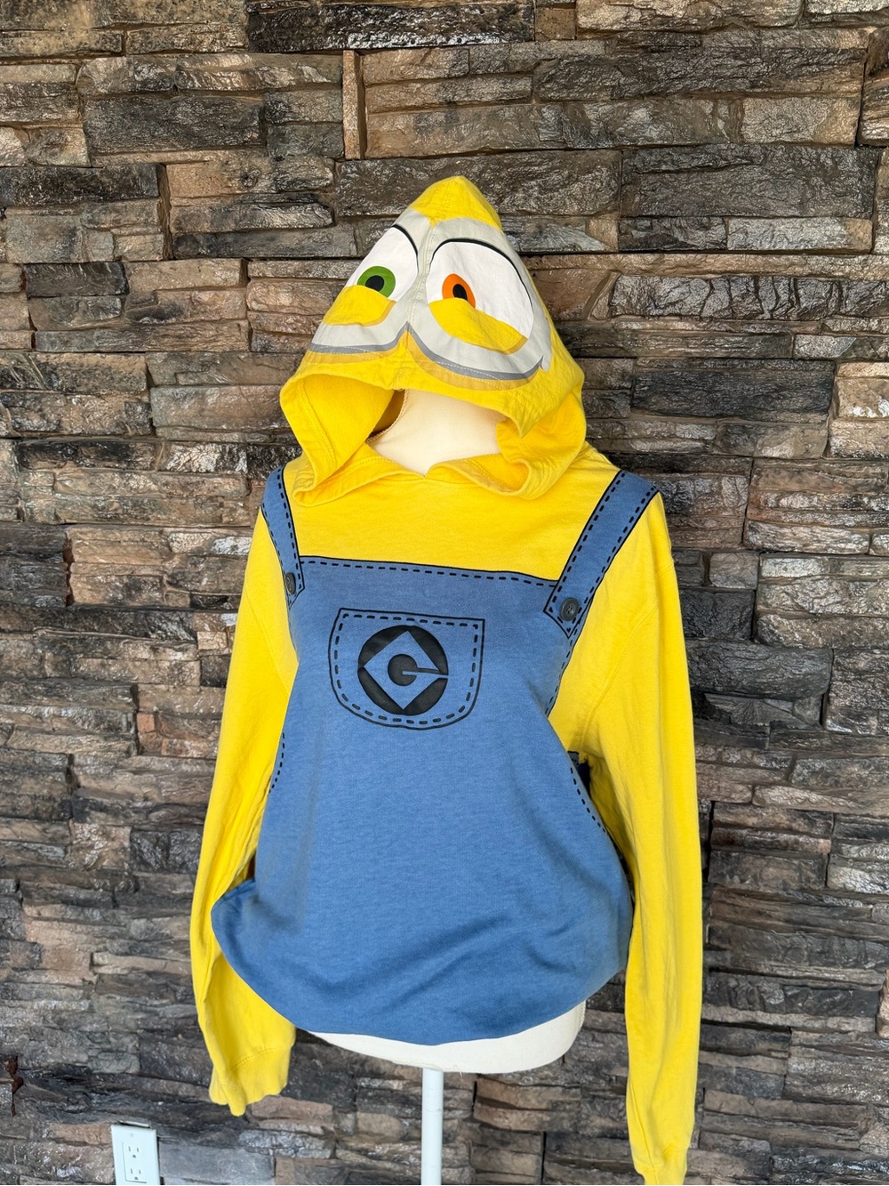 Minions-Inspired Yellow & Blue Hoodie